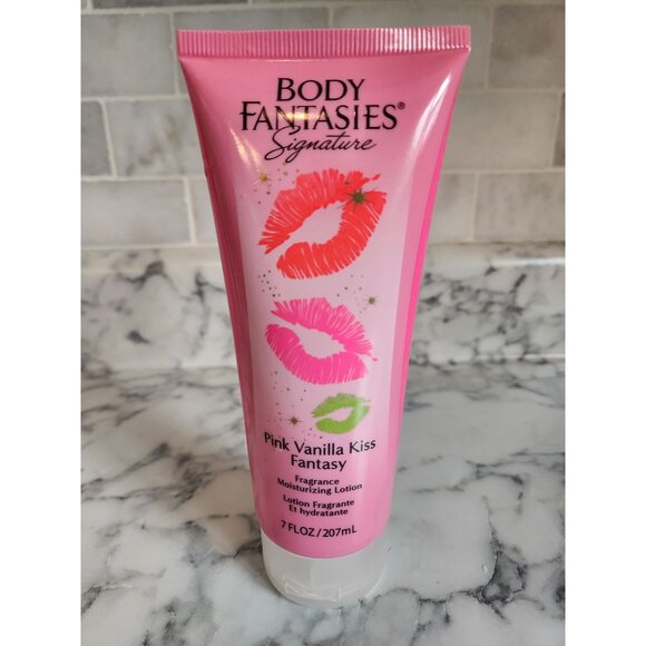 Body Fantasies Pink Vanilla Kiss Fantasy Fragrance Moisturizing Lotion 7 Fl Oz - Picture 1 of 4